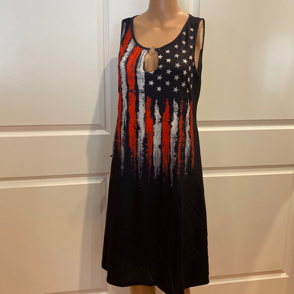 Sleeveless casual dress